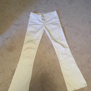 Rock & Republic White Jeans in Kasandra Boot cut Size 8M